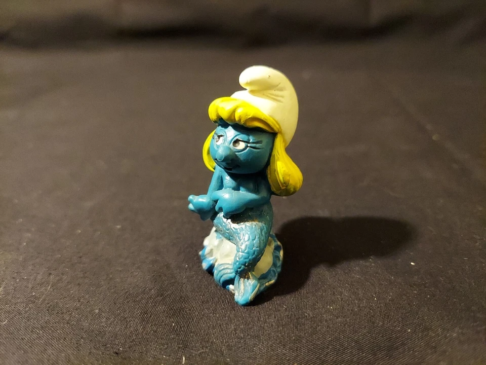 Los Pitufos 20142 Sirena Pitufo Rara Figura De Colección PVC Juguete Años 80 Estatuilla HK Foto 2 de 4