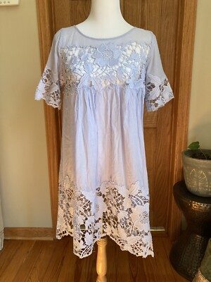 Anthropologie Holding Horses Lavender Crochet Dress. Size 6P. Worn Once! |  eBay