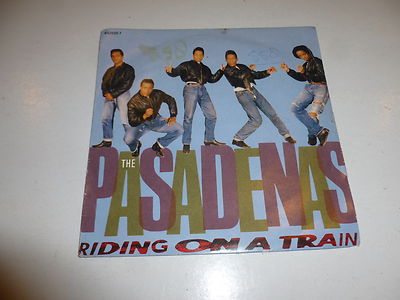 THE PASADENAS - Riding on a train - 1988 Dutch 2-track 7'' Juke Box vinyl single