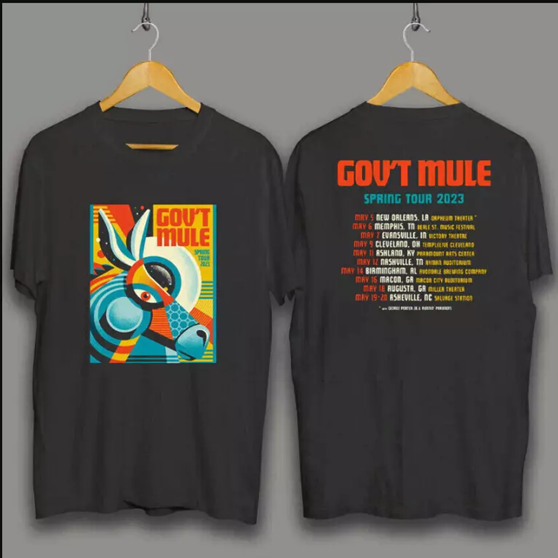 Gov't Mule Spring Tour 2023 T-shirt GIFL For Fan Size S-5XL EG1124