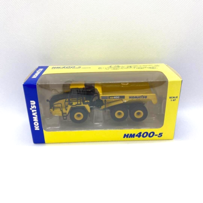 KOMATSU HM400-5 1/87 ミニチュアモデル Komatsu Diecast Model 1:87 HM400-5 Articulated Dump Truck Japan