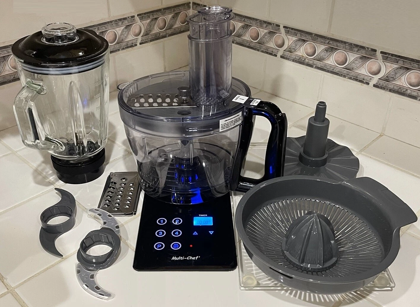 Built-in Blender (re: Nutone Food Center) + 9 Cup 9 Function Food Processor
Opens in a new window or
