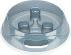 Trixie Slow Feed Dog Bowl - Blue or Grey, Medium 23cm, Non-Slip, Stop Gobble