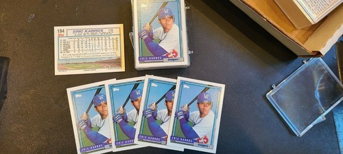 Eric Karros #194 1992 Topps card