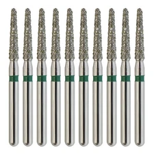 10/50/100Pcs Dental Diamond Bur High Speed FG 856/016C Round End Taper Coarse