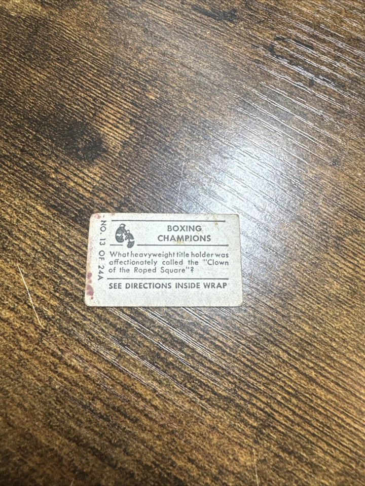 1948 Topps Magic - Boxing Champions #13A Max Baer - Image 4 of 4