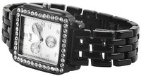 Fame Damenuhr Uhr Analog Armbanduhr Crystal Steinbesatz Gliederband Schmuck #054