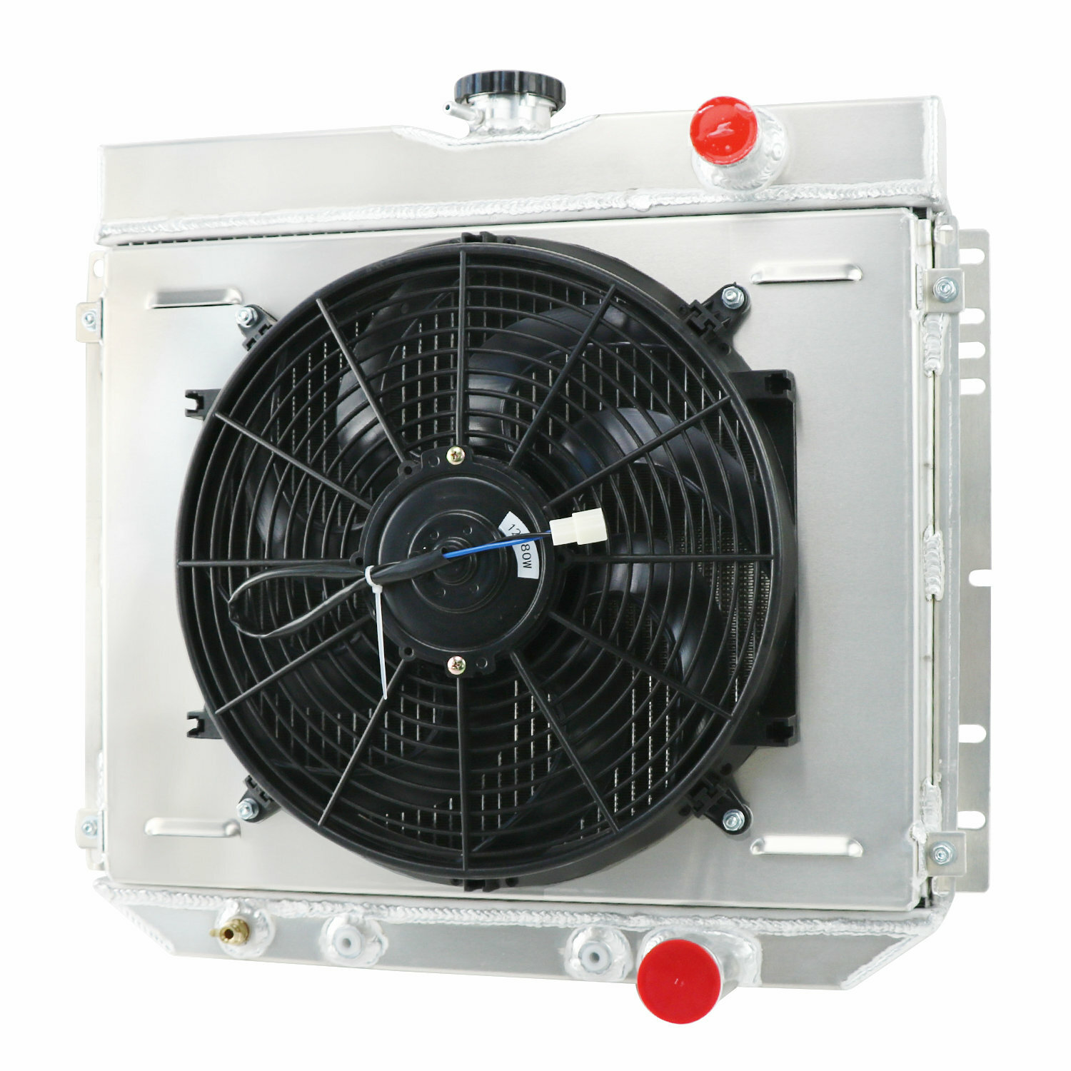 4 Rows Radiator+Shroud Fan For 67-70 Ford Falcon Mustang Mercury Cougar Fairlane thumbnail 13