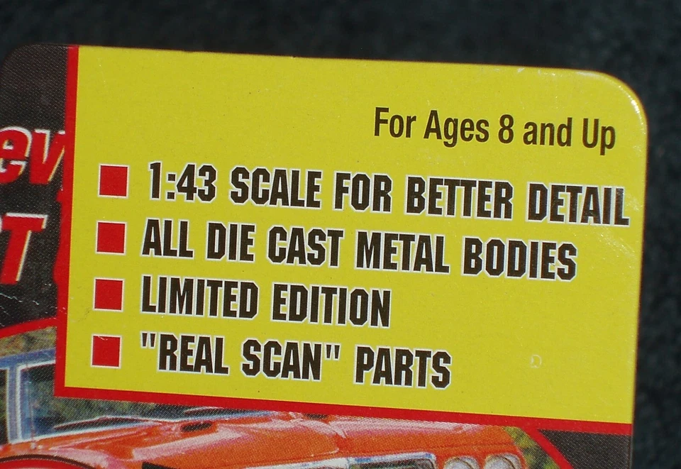 ROAD CHAMPS 1969 PONTIAC FIREBIRD REAL SCAN TIRES & WHEELS 1/43 O Sc - Image 4 of 4