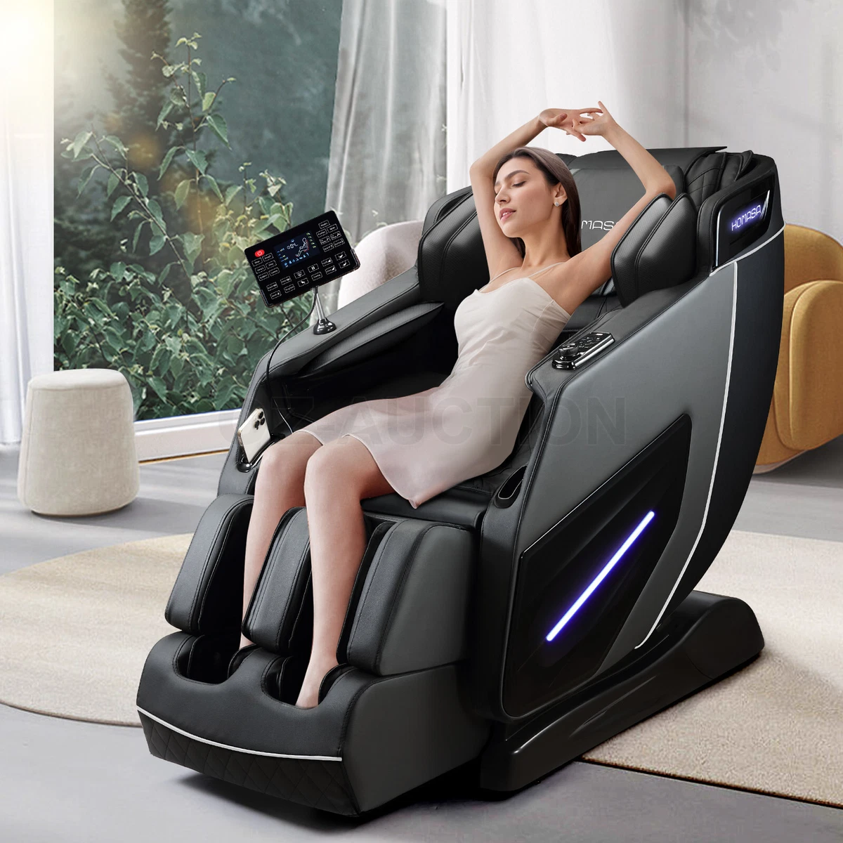 Electric outlet massage recliner