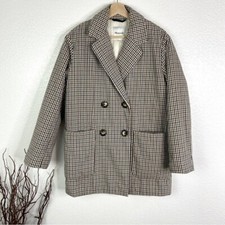 Madewell Padded Jacket In Plaid - Small