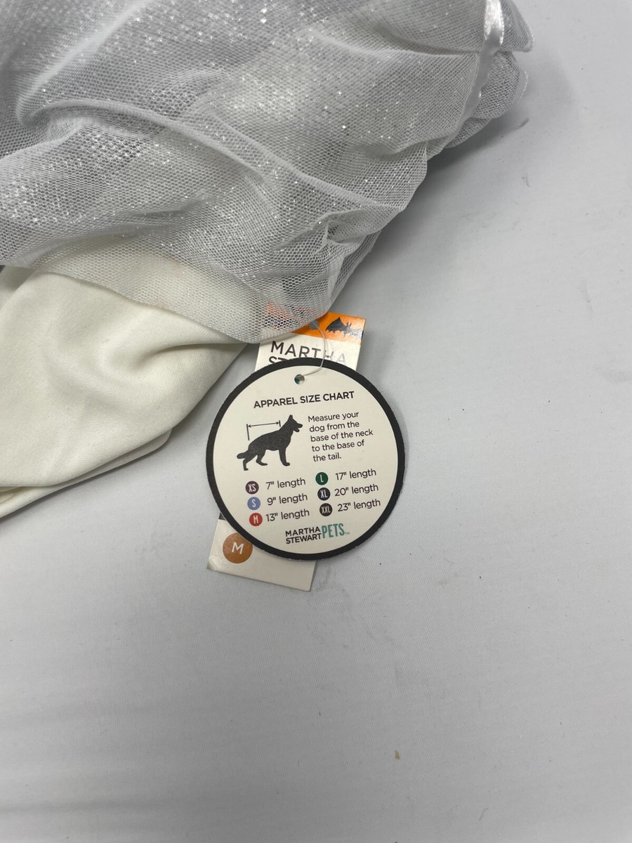 NWT Martha Stewart Ghost Halloween Costume Dog Size Medium