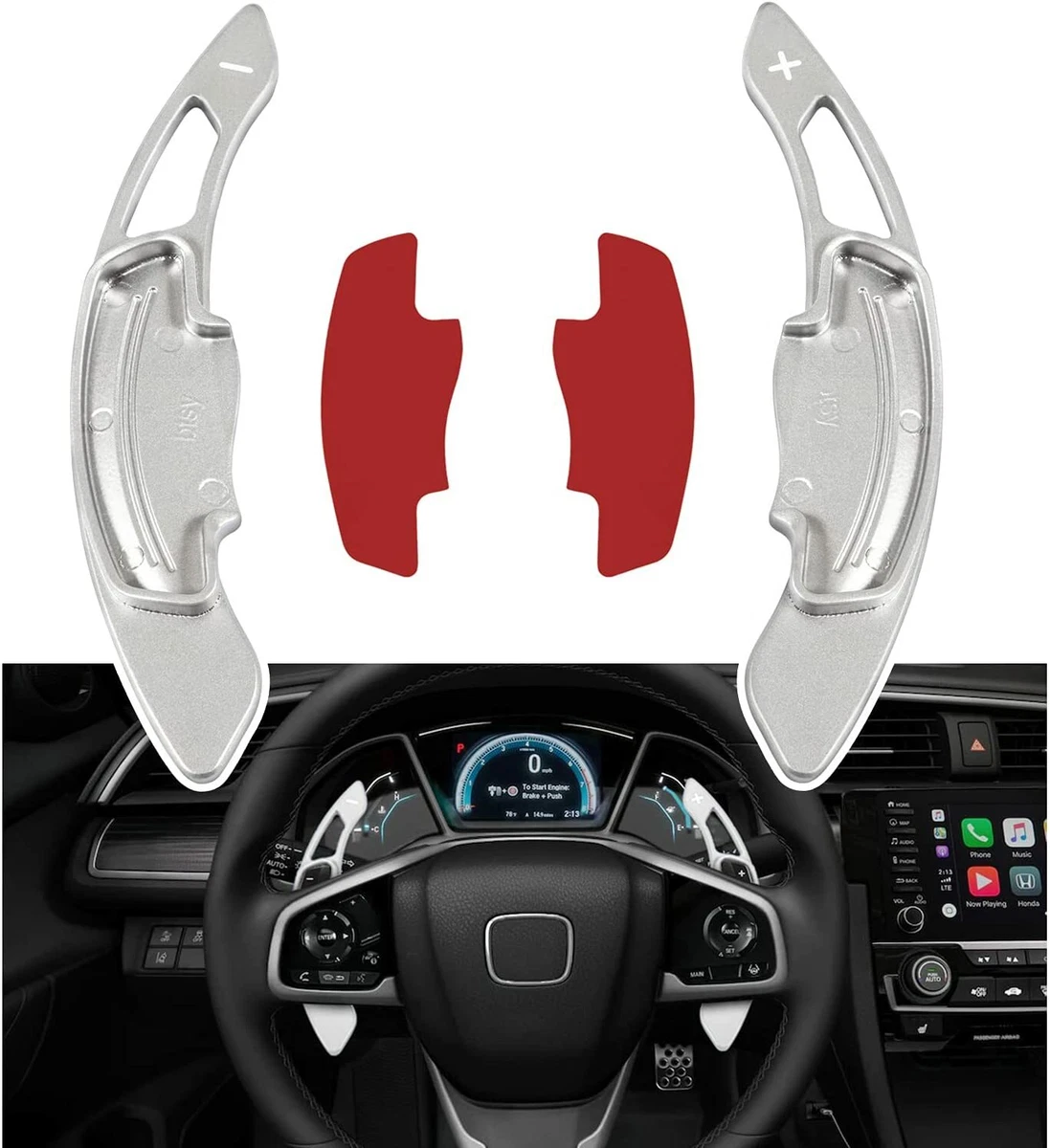Steering Wheel Paddle Shifter Extension For Honda Accord Civic CR