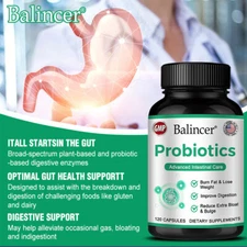Probiotics Blend Of Lactobacillus 120 Capsule Gut Health Advance Intestinal Care