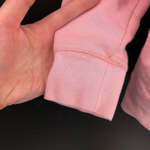 DISNEY PARKS authentic Disneyland Hooded Zip-Front Sweatshirt Pink Mickey M - Picture 4 of 9