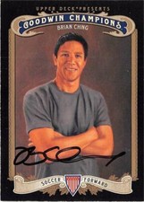 Brian Ching signed Card (MLS Houston Dynamo) 2012 Goodwin Champions #172