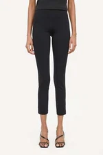 THE ROW Black Lightweight Scuba Legging with Exposed Back Zip Cuffs S $690