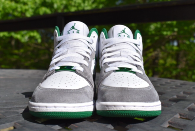 Nike Air Jordan 1 Mid 'Grey Pine Green' 2022 DC7248-103