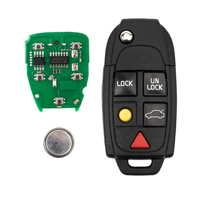 FUNKSCHLÜSSEL FÜR VOLVO S60 S80 V70 XC70 XC90 8688800 434Mhz ID48 + FRÄSEN