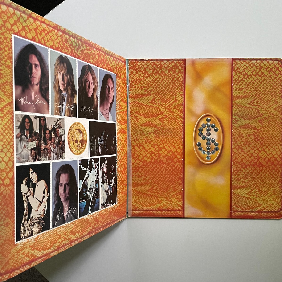 Vtg 70s ALICE COOPER Album BILLION DOLLAR BABIES Lp RECORD OG