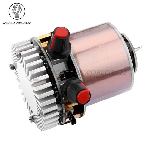 Mini Plasma Music Tesla Coil Arc Generator Artificial Lightning Bluetooth DC48V - Picture 10 of 23