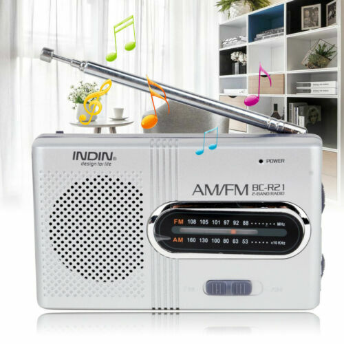 Mini Radio Portable AM/FM - Walkman Personnel Avec Casque - Batterie Lithium Rechargeable
