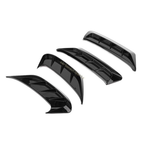 Cubierta de luz trasera de párpados de faros negros brillantes A4 para Audi A4 B9 8W S4 2016-2019 - Imagen 11 de 12