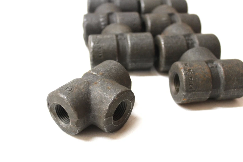 8pk Bonney 3/8" Connecting Tee Forged B16 3M A R1318 - Image 3 of 4