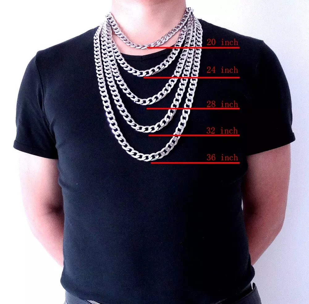 Mens necklaces 18 inch deals