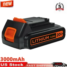 2X 3.0Ah For BLACK&DECKER LBXR20 20V Li-Ion Battery LBXR2020/LCS1620 Charger