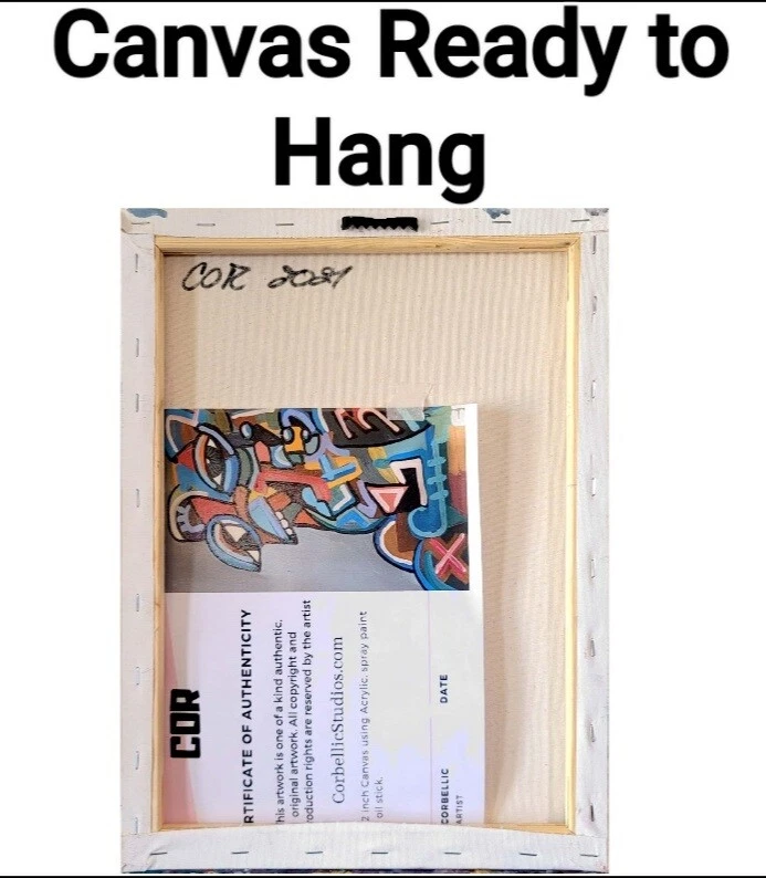 CORBELLIC LIBRARIAN 16X20 CUBISM LARGE GALLERY WOMAN ORIGNAL NEW ART INTERIOR - Image 3 of 4