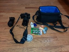 Nikon N 2000 camera kiron 28mm-210mm macro zoom tiffen 72mm haze 1 filter bag 