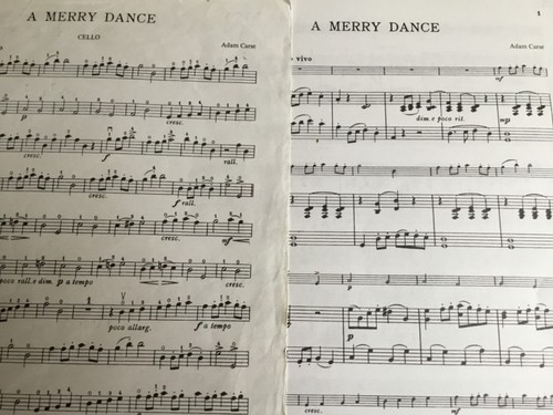 CARSE MERRY DANCE CELLO and PIANO, good condition ,Stainer and Bell - Picture 2 of 2