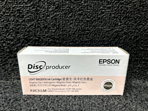 Véritable Epson Discproducer Encre PJIC3 Magenta Clair PJIC3LM Date : Octobre 2022
