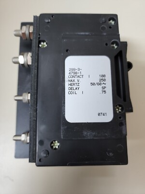 Sensata/AIRPAX Circuit Breaker 2 Pole 250V PN 299-3-4798-1 NSN 5925-01-050-0484