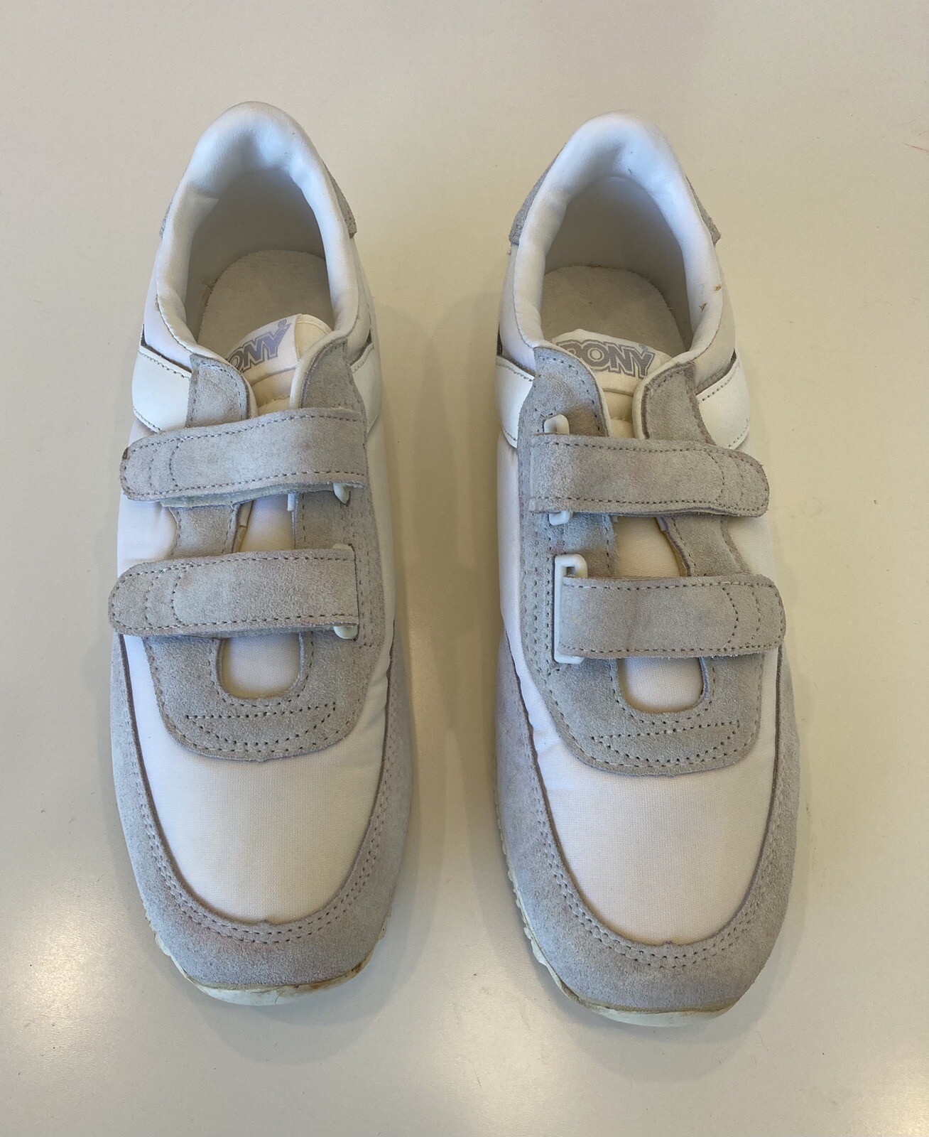 Sneakers donna vintage PONY Empress bianche #2450 taglia 7 5 con scatola