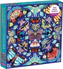 Mudpuppy Kaleido-Butterflies Jigsaw Puzzle 500 Pieces Kaleidoscope New Game