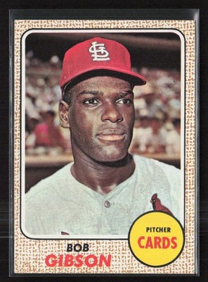 1968 Topps #100 Bob Gibson - EX/NM Set Break!