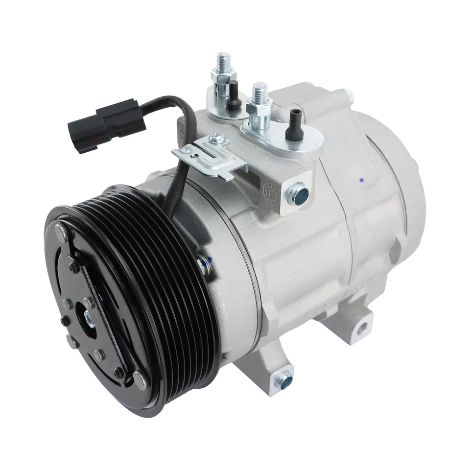 A/C Compressor with Clutch For 11-16 Ford F-250 F-350 F-450 Super Duty 6.7L 6.8L Foto 2 de 4