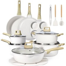 22 Piece Ceramic Pots and Pans Set Non Stick - Nonstick Cookware Set, Non-Toxic