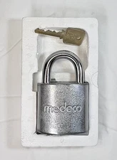 MEDECO Vintage High Security Padlock 50W01302-G3 with 1 key
