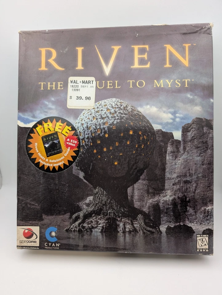 Adventure Puzzle Lot Pc Big Box Riven Myst, Dracula Windows 95/Mac OS Red Orb  - Image 2 of 4