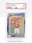 JAYDEN DANIELS 2024 DONRUSS OPTIC RATED ROOKIE HOLO PRIZM C RC PSA 9 Q0004