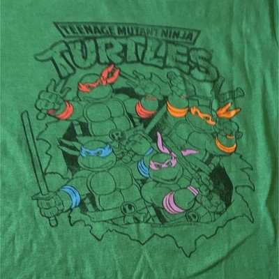 Old Navy Collectabilitees TMNT Green Graphic Print Men s Size L T-Shirt