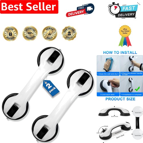 Shower Handle 2 Pack 12 inch Grab Rails, Bathroom, Bathtubs, Bath ...