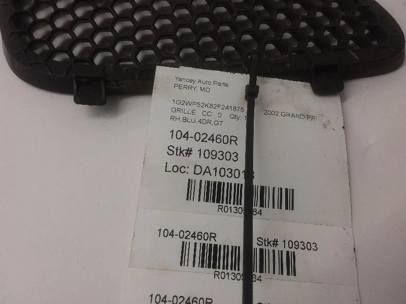 1997-2003 Pontiac Grand Prix passageiro grade direita embutida no para-choque - Imagem 3 de 4