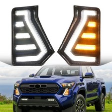 LED Fog Lights Daytime Running Lights fit For 2024 2025 Toyota Tacoma Fogligh...