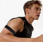 Elastic Nylon Bicep Arm Band Compatible with Google Fitbit Air, Magnetic Clasp