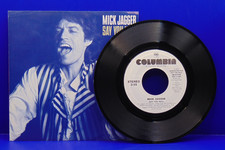 MICK JAGGER  Say You Will  DEMO 45 RPM w/PS  COLUMBIA 07703  NM/UNPLAYED