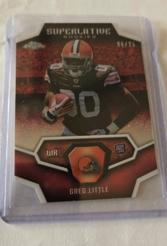 2011 Topps Chrome Superlative Rookies Red Refractor /25 Greg Little #SR-GL RC